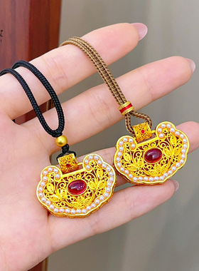 金店同款沙古法花丝开富贵