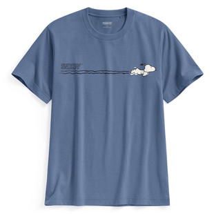 史努比系列印花T恤 男 诚衣 lativ