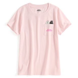 lativ Konbiny口袋印花T恤 Bunni 女 诚衣