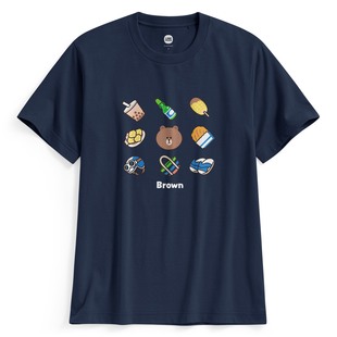 lativ FRIENDS印花T恤 LINE 男 诚衣