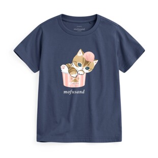 lativ 诚衣 猫福珊迪印花T恤-08-童