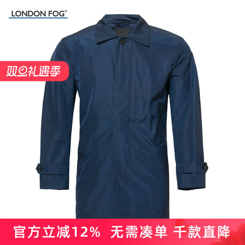 LONDON FOG/伦敦雾专柜男装春款风衣雨衣中长款商务休闲派克薄款