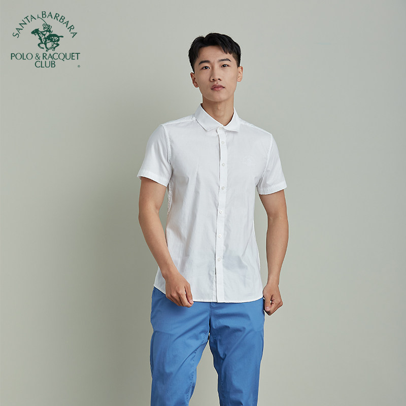 圣大保罗男装夏季短袖衬衫
