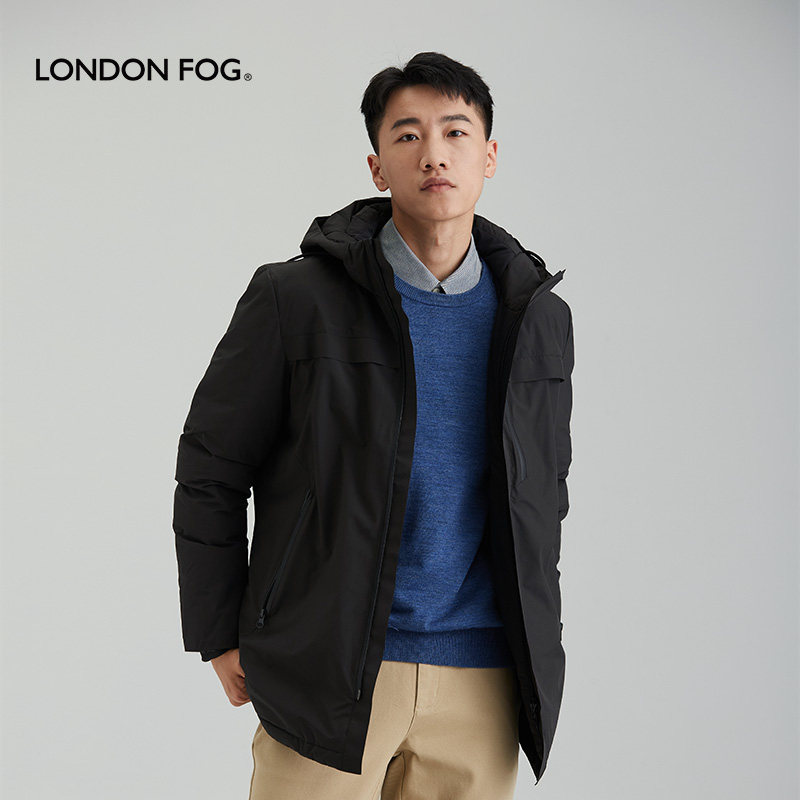 LONDONFOG防泼水保暖羽绒服男