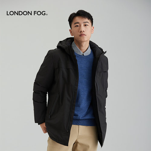 LONDONFOG防泼水保暖羽绒服男