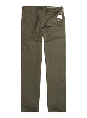 圣大保罗品质男装秋冬直筒长裤棉制宽松大码商务休闲裤PW12WP114