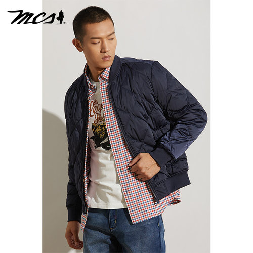 MCS万宝路羽绒服男短款2