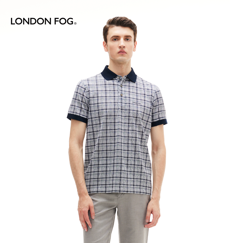 LONDONFOG短袖休闲中年T恤男