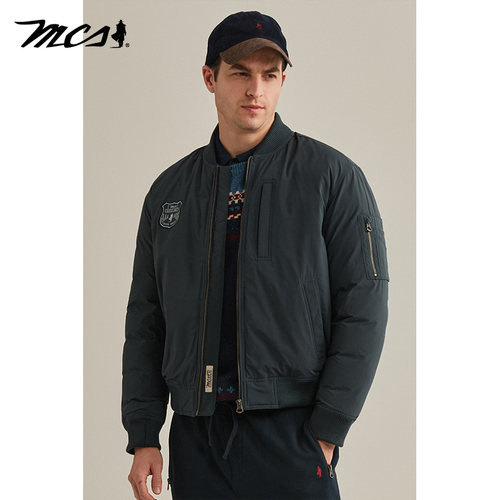 MCS男装24秋冬新款短款羽绒服