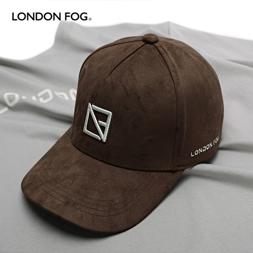 LONDONFOG男女鸭舌帽双面牛皮绒