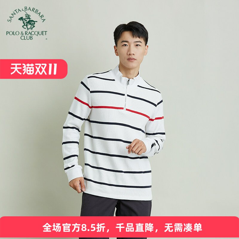 圣大保罗男装新款长袖T恤秋季