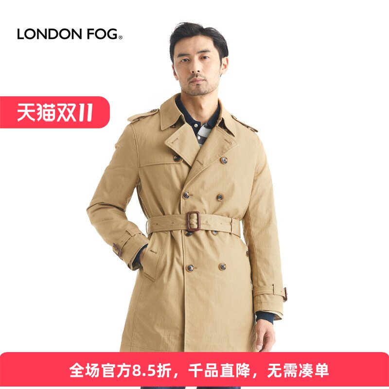 中款风衣外套LONDONFOG秋冬休闲