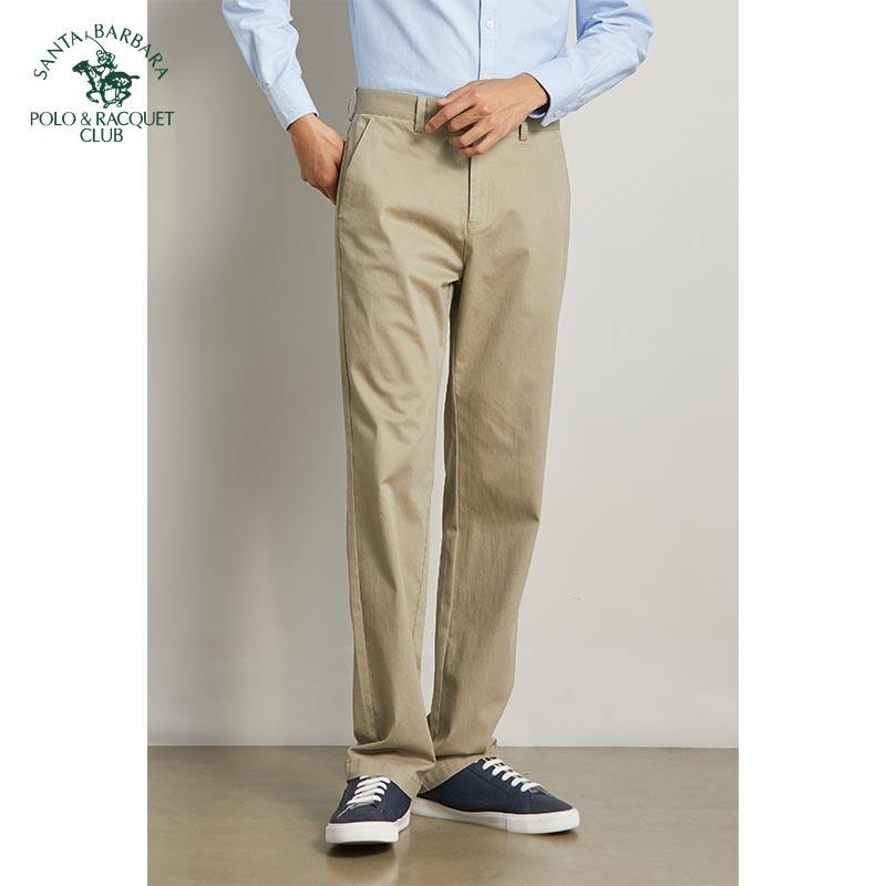 圣大保罗男士夏季薄款微弹休闲裤