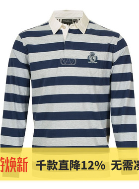 【新品】圣大保罗品质行货男士宽松polo衫棉制长袖T恤PS13KT110