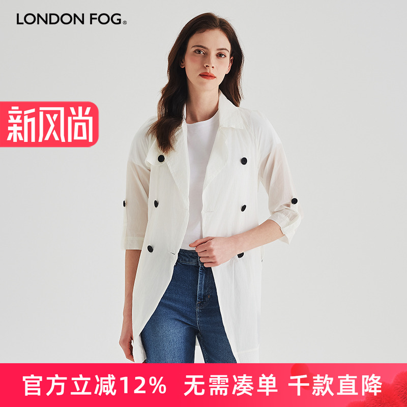 LONDONFOG女士中年休闲风衣