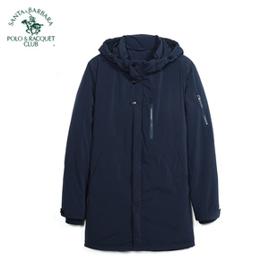 圣大保罗男装冬装中年父亲装羽绒服外套保暖宽松休闲白鸭绒男加厚