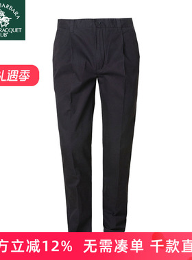 圣大保罗春夏全棉深档宽松裤男商务休闲裤父亲装中年裤PS15WP101