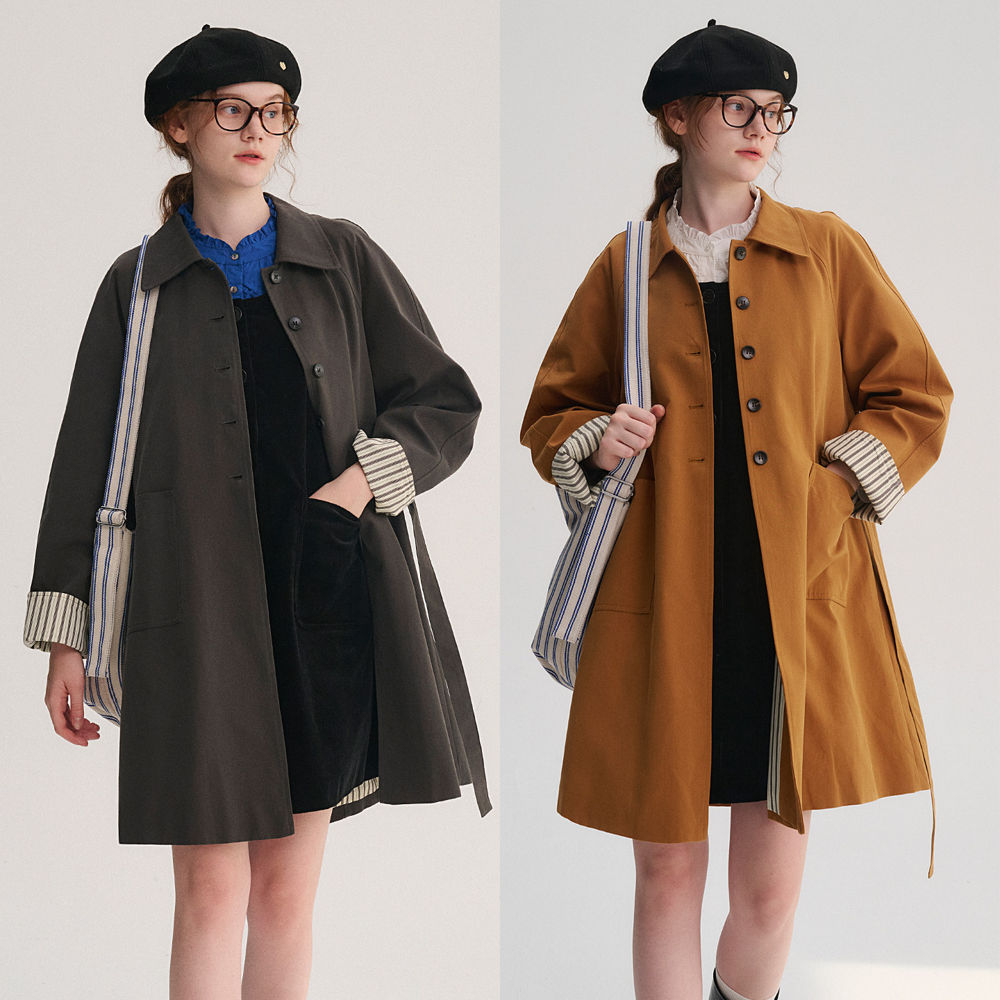 DIGBUTY中长款风衣外套