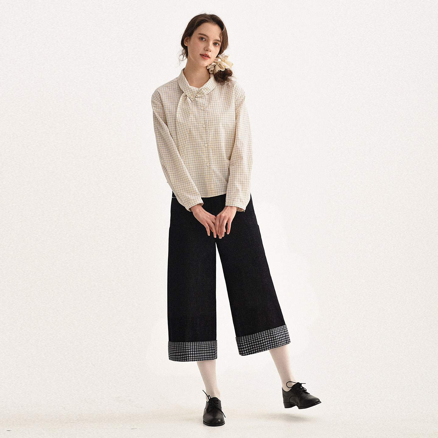 DIGBUTY丹宁时刻'复古阔腿牛仔裤女高腰宽松显瘦九分裤通勤垂坠感,女装/女士精品,牛仔裤,淘宝优惠券,粉丝福利购,淘宝优惠卷