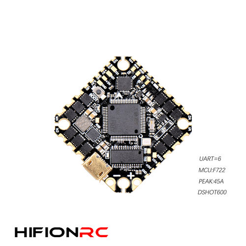 超轻牙签机飞控 F7 25A 45A AIO飞控电调一体板 HIFIONRC 幻蜂 F7