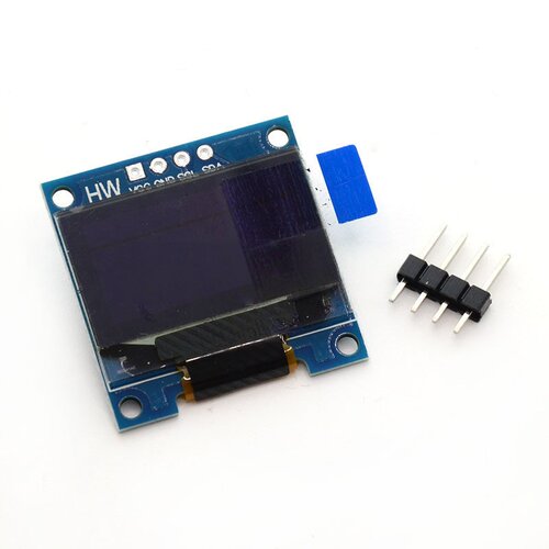 0.96寸OLED显示屏SSD1306 4针/7针蓝白黄双色IIC通信模块51单片机