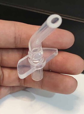 大蝴蝶翅膀吸嘴头食品级软硅胶吸管嘴配件软管扁嘴水杯替换吸管头