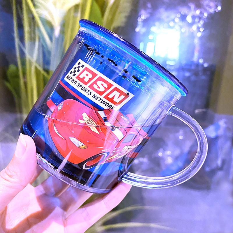 上海迪士尼汽车麦昆双层漱口手把杯刷牙水杯儿童杯,家庭/个人清洁工具,洗漱杯,淘宝优惠券,粉丝福利购,淘宝优惠卷