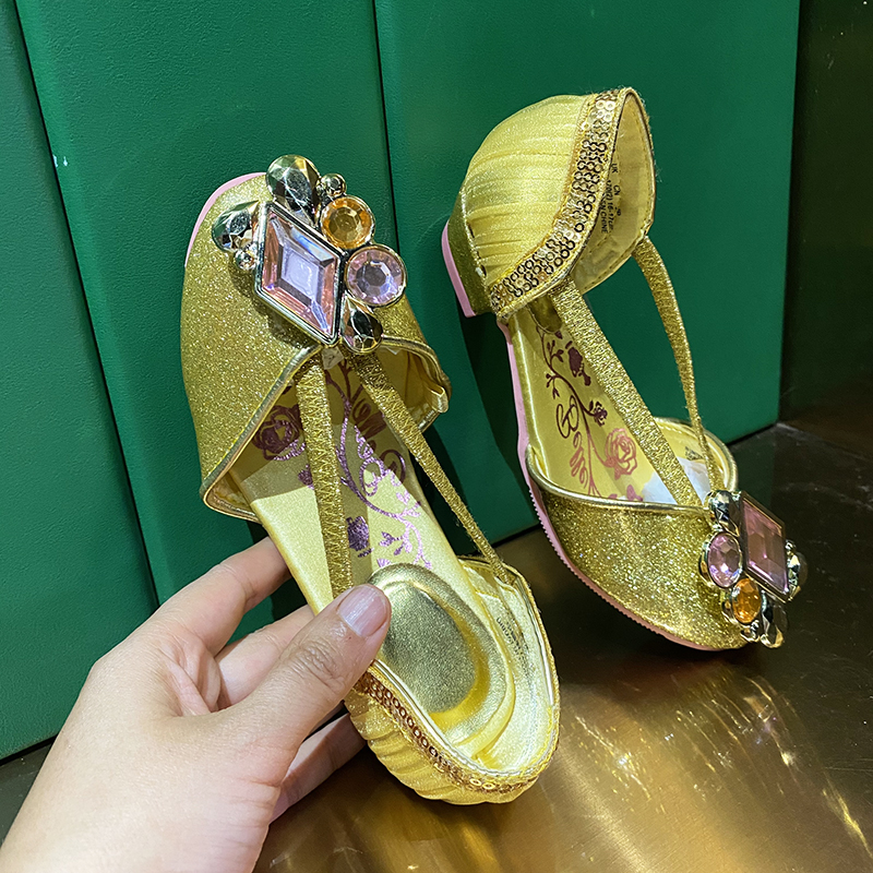 迪士尼贝尔公主鞋高跟鞋