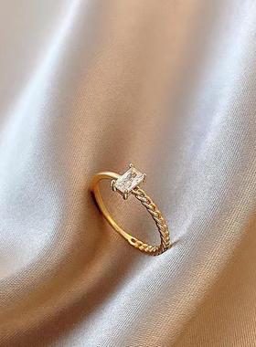 可调节戒指ins轻奢简约女