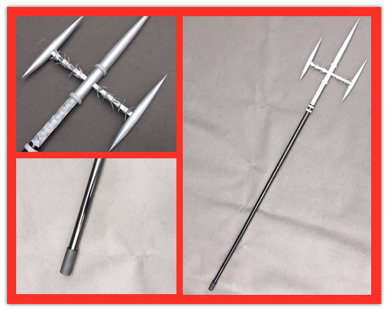 reborn 家庭教师 库洛姆 六道骸 三叉戟  枪 武器 cosplay 道具