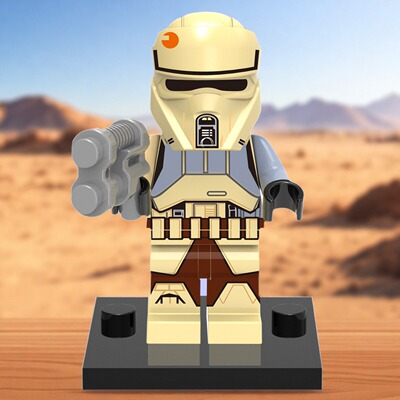 帝国冲锋队450星球大战75154人仔岸防兵风暴兵sw787儿童积木玩具