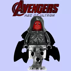 Avengers 4 Captain America Hydra Villain 977 Red Skull Third-Party Building Block Figure Toy