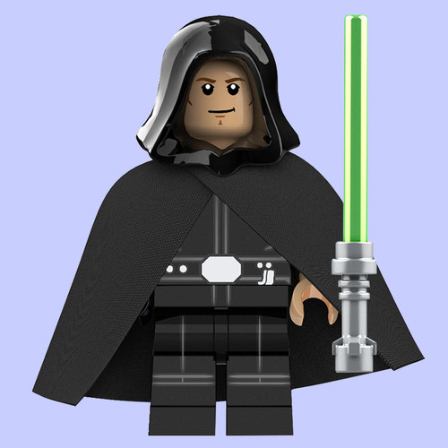 星球大战人仔XP401卢克天行者绝地武士光剑第三方儿童积木玩具