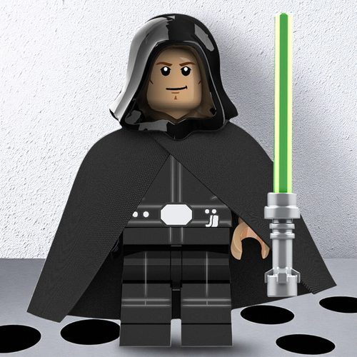 星球大战人仔XP401卢克天行者绝地武士光剑第三方拼装积木玩具