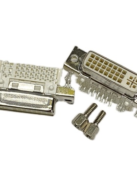 QH11121-DAT0-4F foxconn  影像DVI母座连接器24+5 弯脚90度 白色