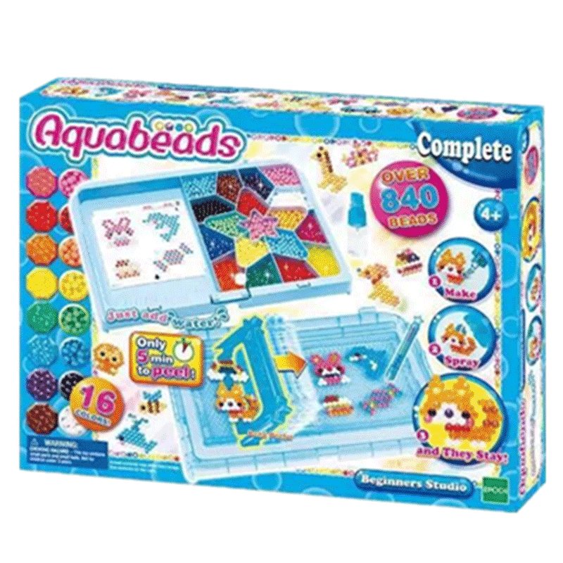 스팟 아쿠아비즈 어린이 물 끈끈한 비즈 그림 물 안개 철자 콩 매직 비즈 얼음과 눈 수제 세트