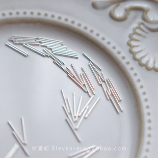 拾壹纪 S925纯银小耳棒 迷你百搭耳棍耳针 养耳洞防耳洞闭塞