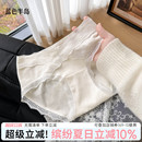 A类纯棉蕾丝内裤 女2025新款 性感中腰花边包臀短裤 少女亲肤三角裤