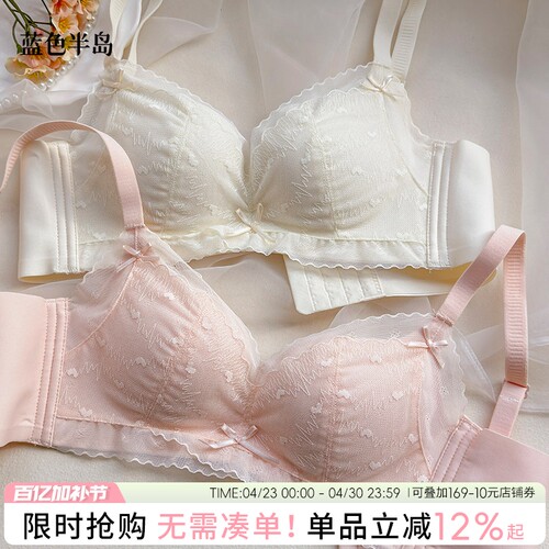 内衣女小胸聚拢防下垂纯欲法式文胸2026新款爆款女士女生少女胸罩