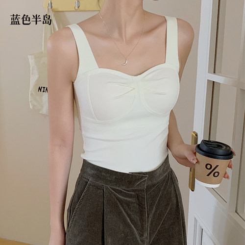 华夫格美背文胸一体胶原蛋白