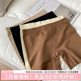 一体棉裆防走光打底内裤 安全裤 大弹力不卷边夏季 人手B入打底裤