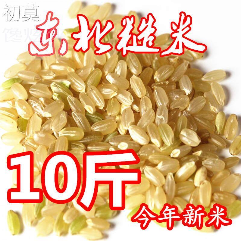 东北糙米新米5斤/10斤玄米农家米粗米健身炒米五谷杂粮包邮