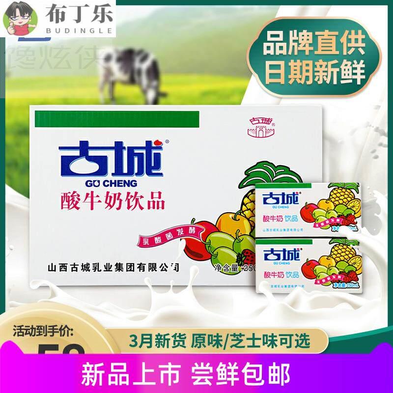 山西特产古城酸奶酸牛奶整箱250ml*20盒装乳酸菌发酵乳制含乳饮品