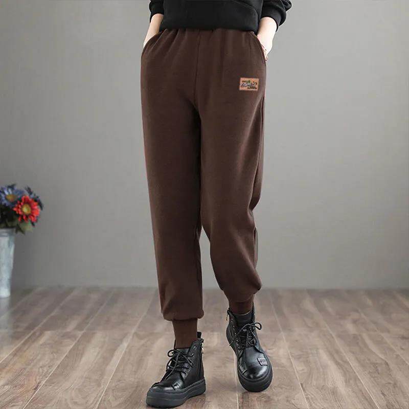 运动裤女夏季薄款2024新款高腰宽松束脚灰色卫裤小个子休闲哈伦裤