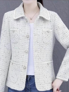 小香风西装外套女秋冬2025新款气质名媛高级感小个子休闲夹克上衣