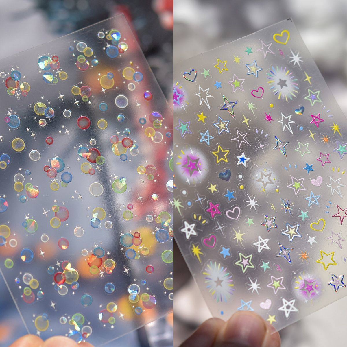 新款爱心星星美甲贴纸浮雕立体多巴胺可爱星芒装饰少女背胶指甲贴,彩妆/香水/美妆工具,美甲工具,淘宝优惠券,粉丝福利购,淘宝优惠卷