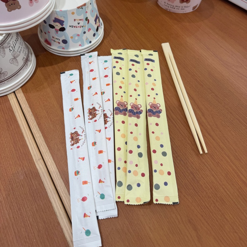 DIY原创可爱卡通一次性筷子