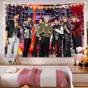 NCTDREAM周边挂布罗渽民钟辰乐明星粉丝应援背景布学生房间墙头布