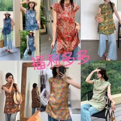 2025【夏季断码清仓】捡漏 连衣裙 中长款 T恤裙 复古长款T BU退