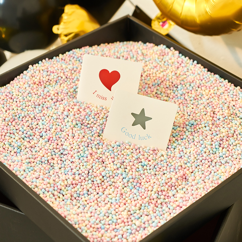 流星球礼盒填充物ins风简约礼物盒子礼品盒装饰品少女惊喜泡沫球